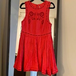 Red Free People Dress